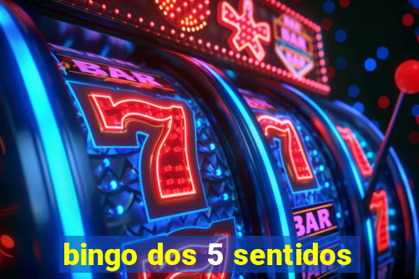 bingo dos 5 sentidos